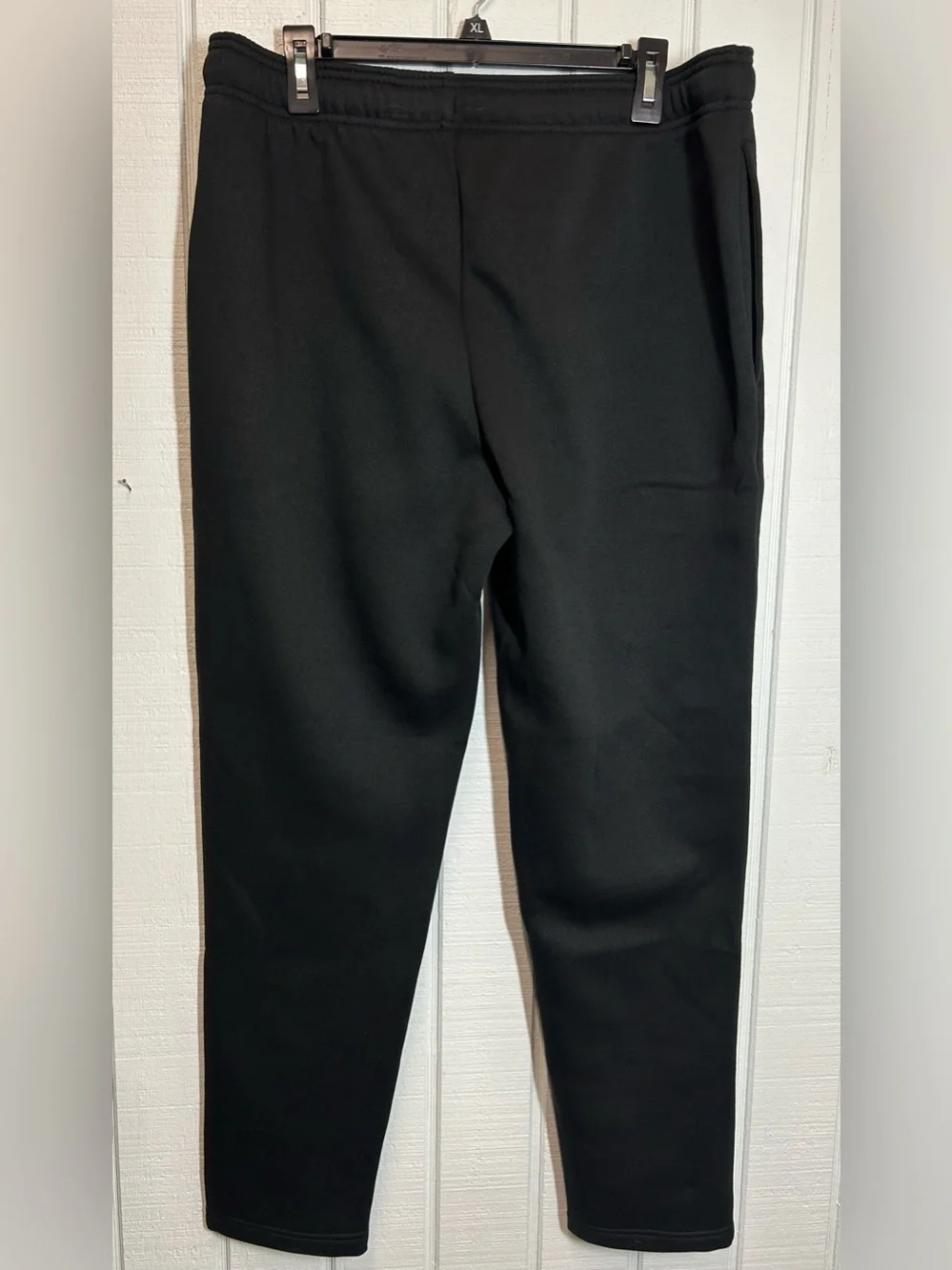 Adidas Black Golf Sweatpants with White Logo